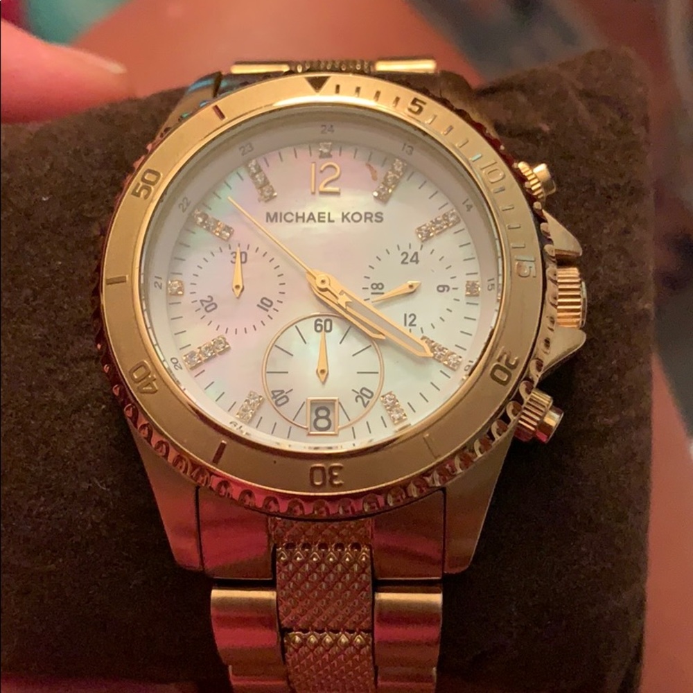 Gold michael kors watch